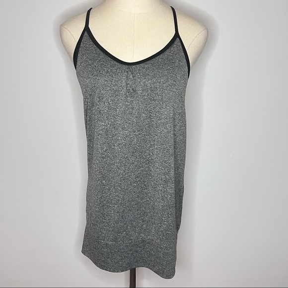 CHAMPION C9 Loose Fit Gray Racer Back Tank Top Built-In Sports Bra Small - Picture 1 of 12